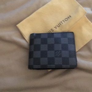 Louis Vuitton graphite wallet